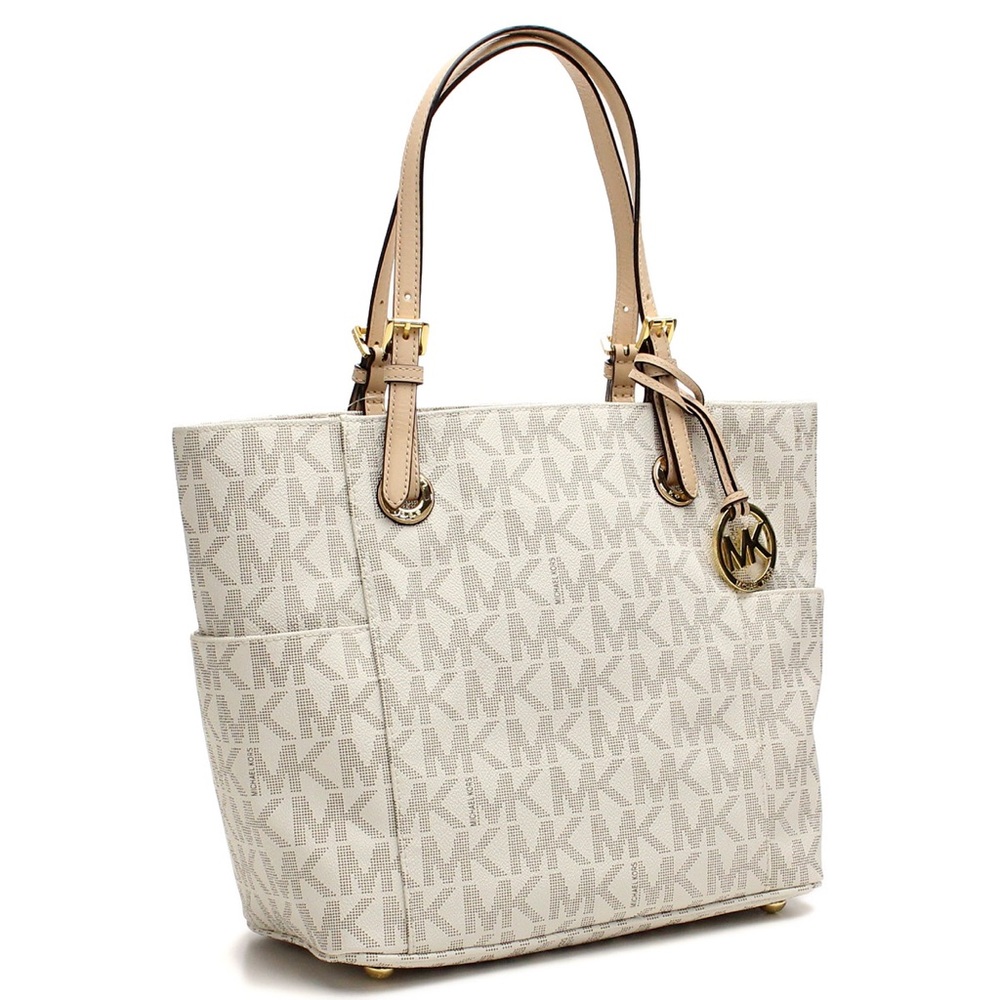MK jet set white logo